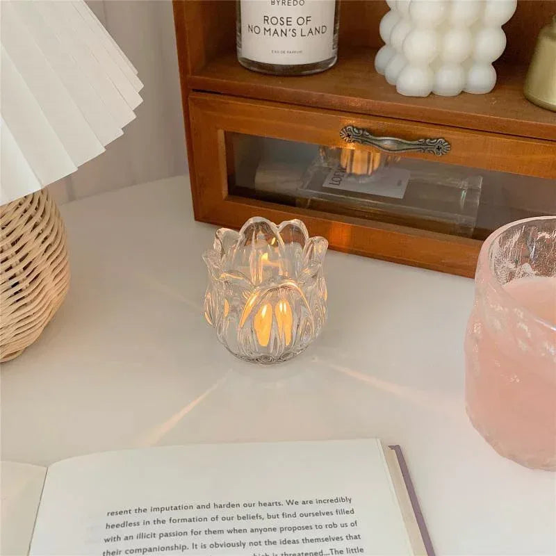 Tulip Candle Holder Home Decor Ornament - Home Decoration Plus
