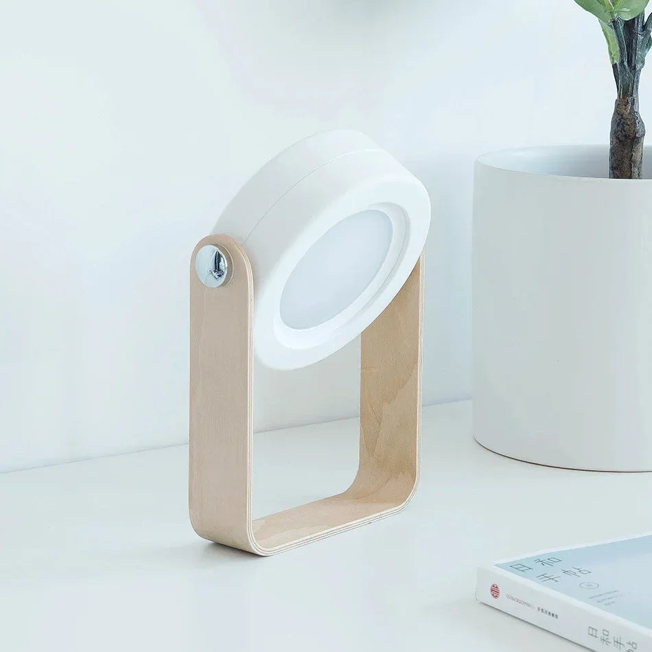 Foldable Touch Dimmable Reading LED Night Light Portable Lantern Lamp USB Rechargeable For Home Decor - Home Decoration Plus