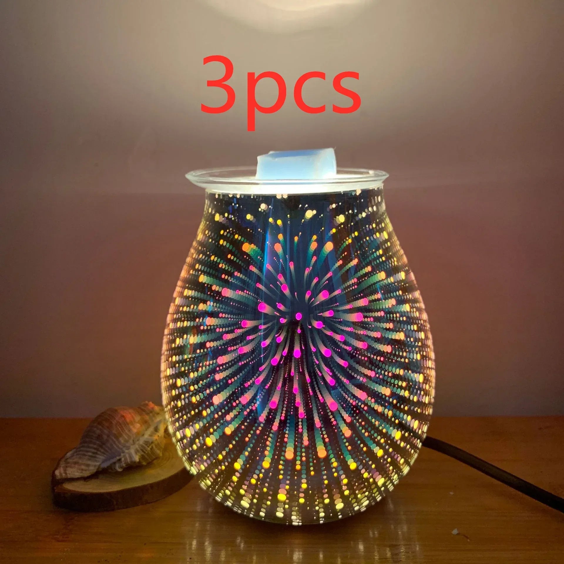 Air Humidifier Fireworks Cool Home Mist Humidifier Aroma Diffuser Glass Vase Mist Maker - Home Decoration Plus