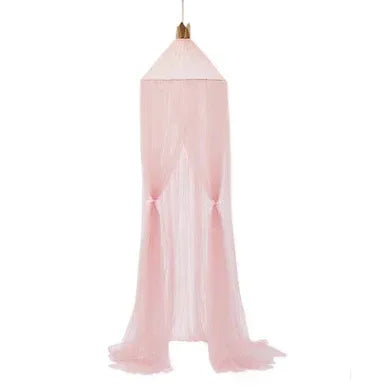 Princess Crown Canopy Bed Tent - Children's Mosquito Net with Star Ornaments - Home Decoration Plus