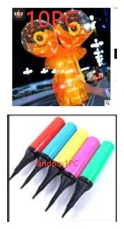 LED Luminous Balloon Rose Bouquet Transparent Bobo Ball Rose - Home Decoration Plus