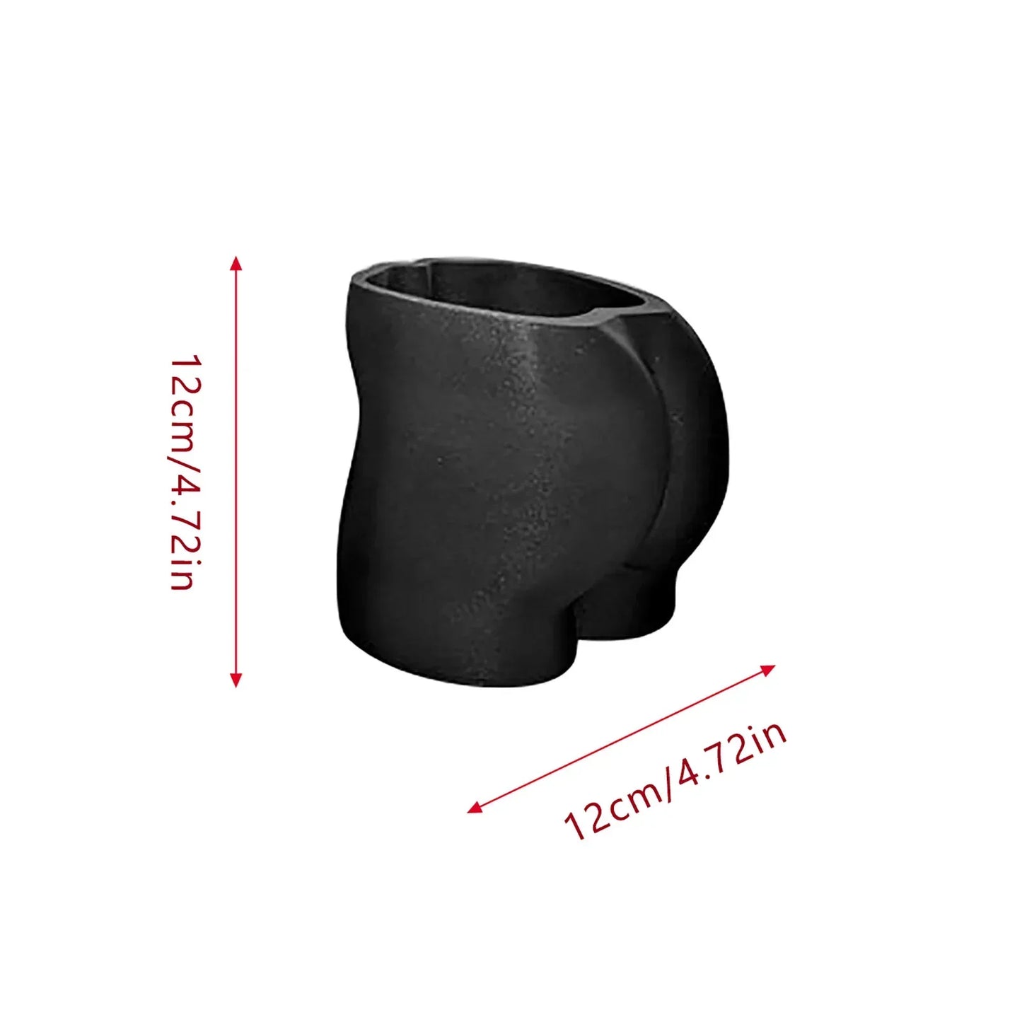 Resin Flower Pots Nordic Vases Figurines Decoration Ornaments Home Ceramic Butt Potted Plant Garden Balcony Plant Decoration - Home Decoration Plus