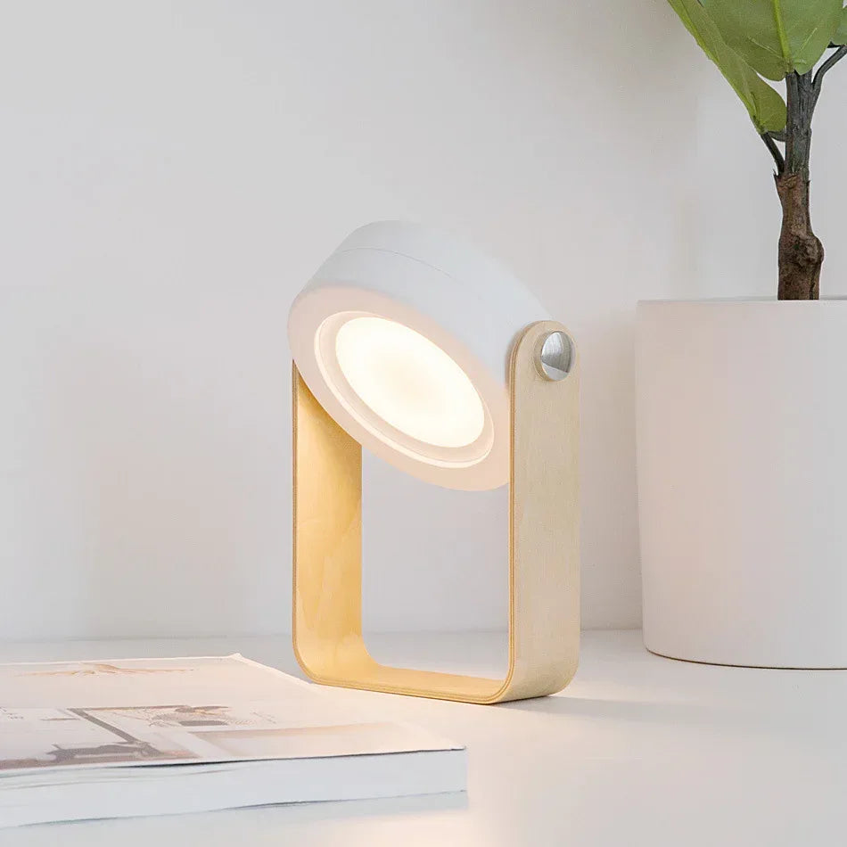 Foldable Touch Dimmable Reading LED Night Light Portable Lantern Lamp USB Rechargeable For Home Decor - Home Decoration Plus