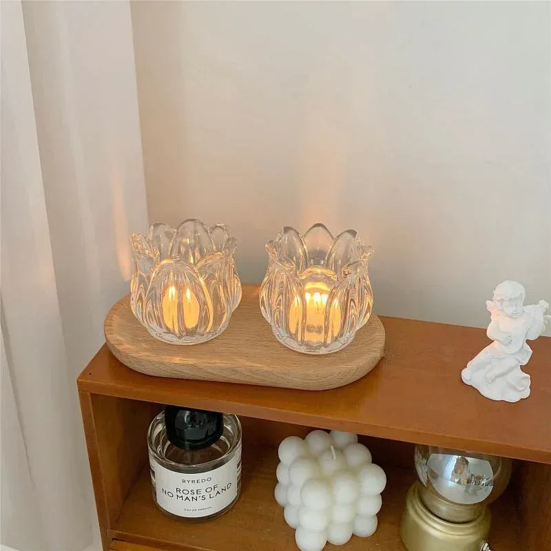 Tulip Candle Holder Home Decor Ornament - Home Decoration Plus