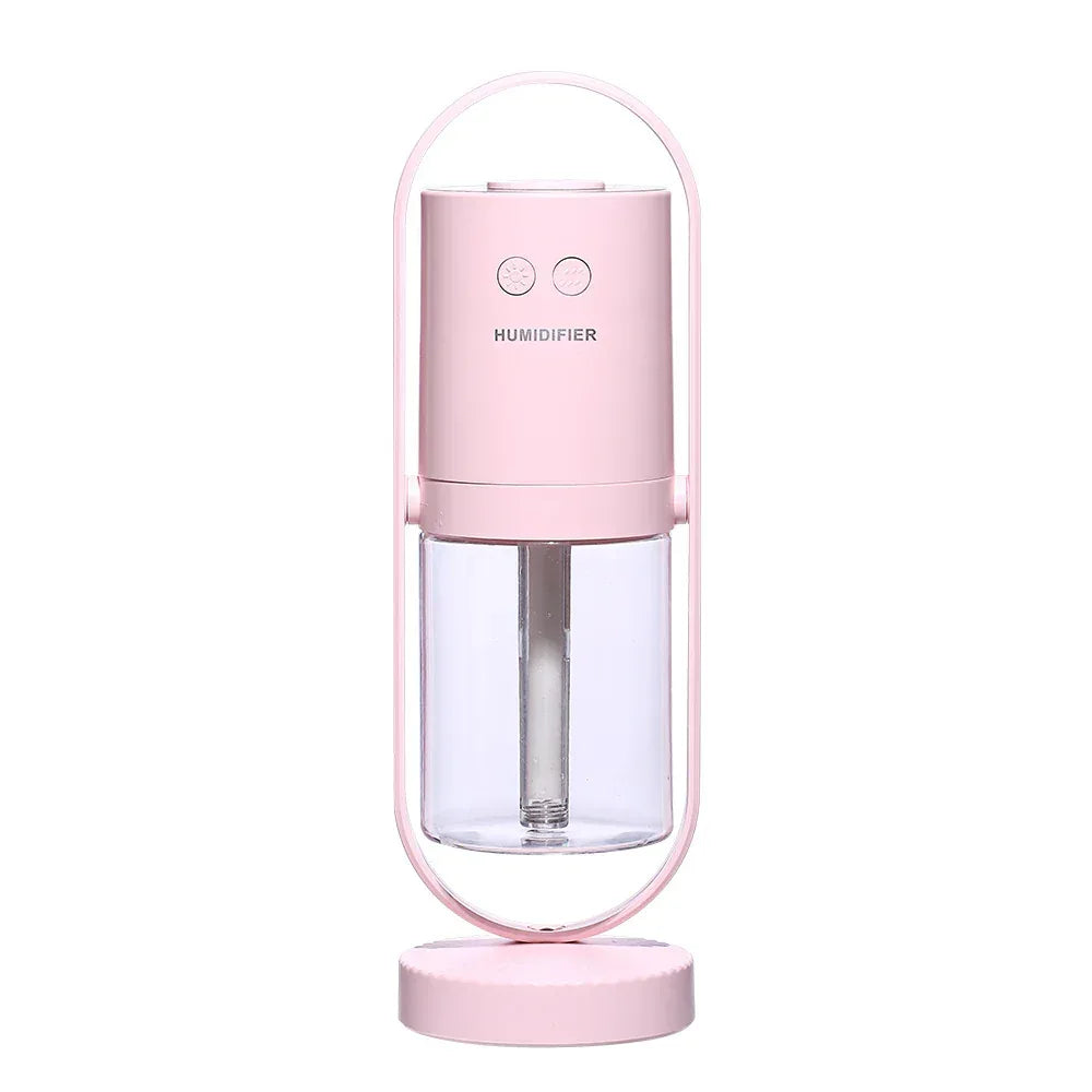 Magic Shadow USB Air Humidifier For Home With Projection Night Lights Ultrasonic Car Mist Maker Mini Office Air Purifier - Home Decoration Plus