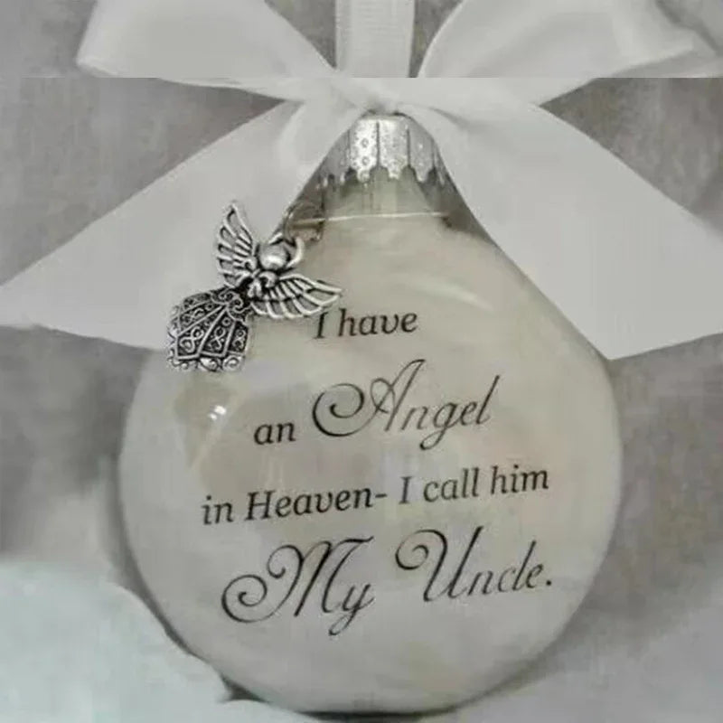 Angel In Heaven Badminton Plastic Ball Ornament Christmas Tree Pendant - Home Decoration Plus