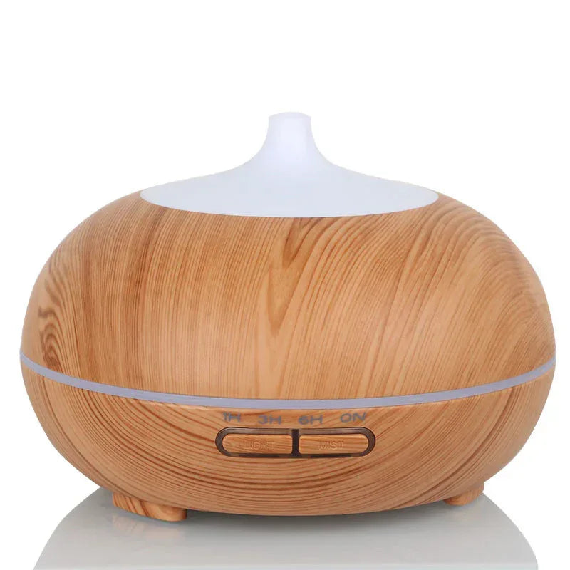 Colorful Wood Grain Aroma Diffuser Household Air Humidifier - Home Decoration Plus
