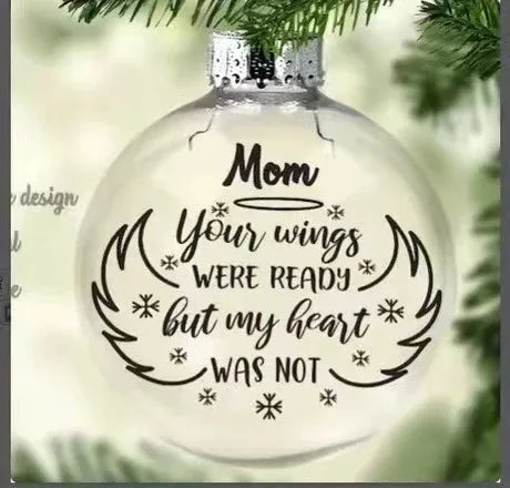 Angel In Heaven Badminton Plastic Ball Ornament Christmas Tree Pendant - Home Decoration Plus