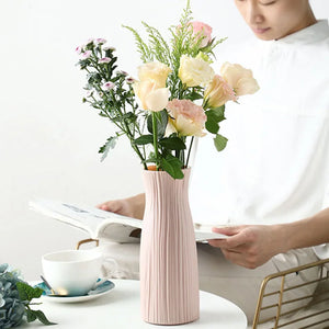 White Imitation Ceramic Vase