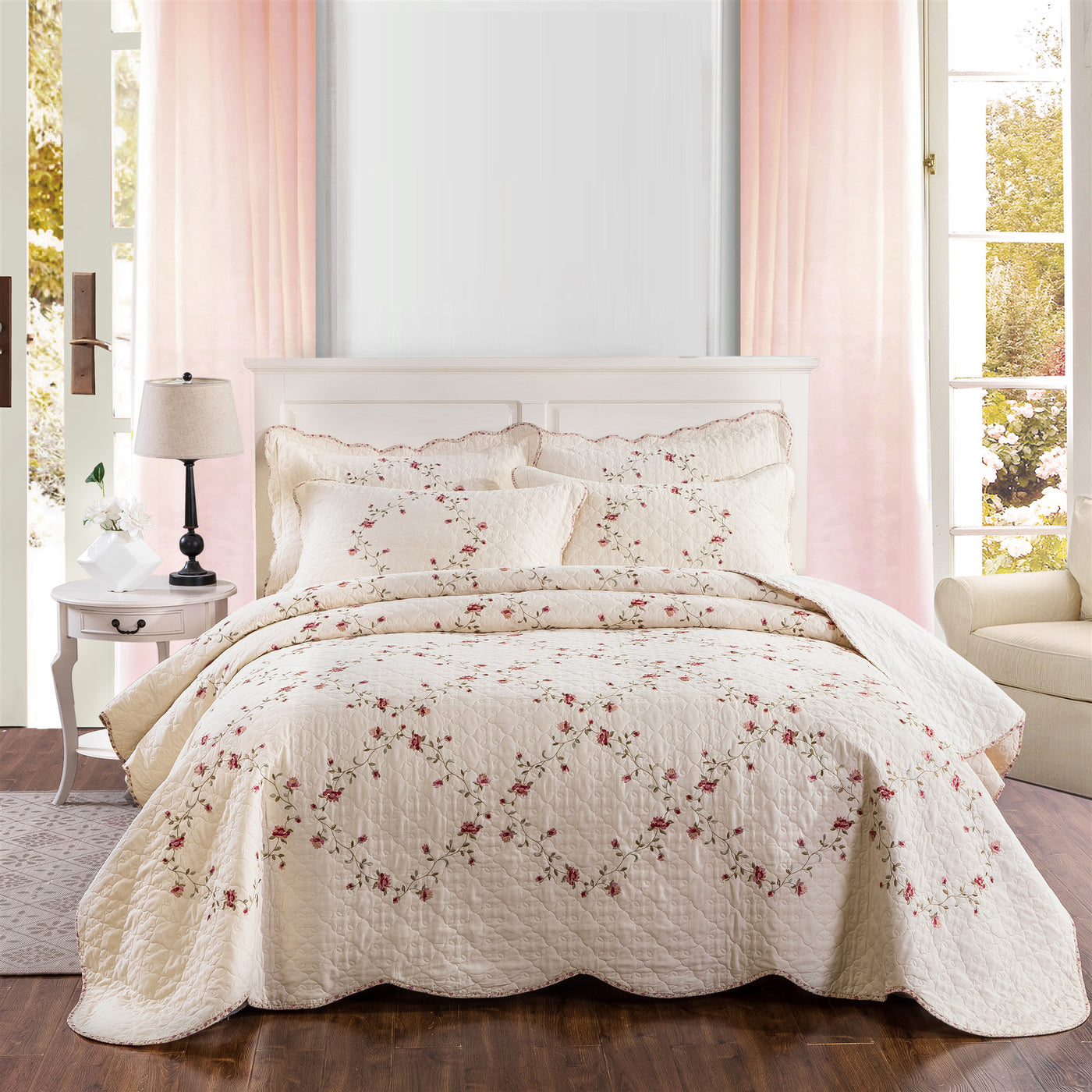 Embroidery Cotton Summer Quilt