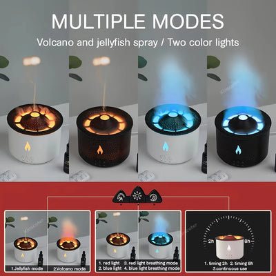 Volcanic Flame Portable Air Humidifier Set