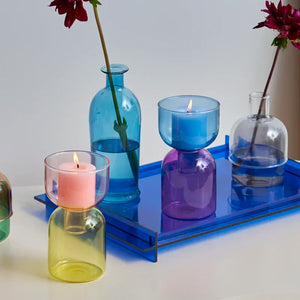 Floriddle Glass Candle Holder