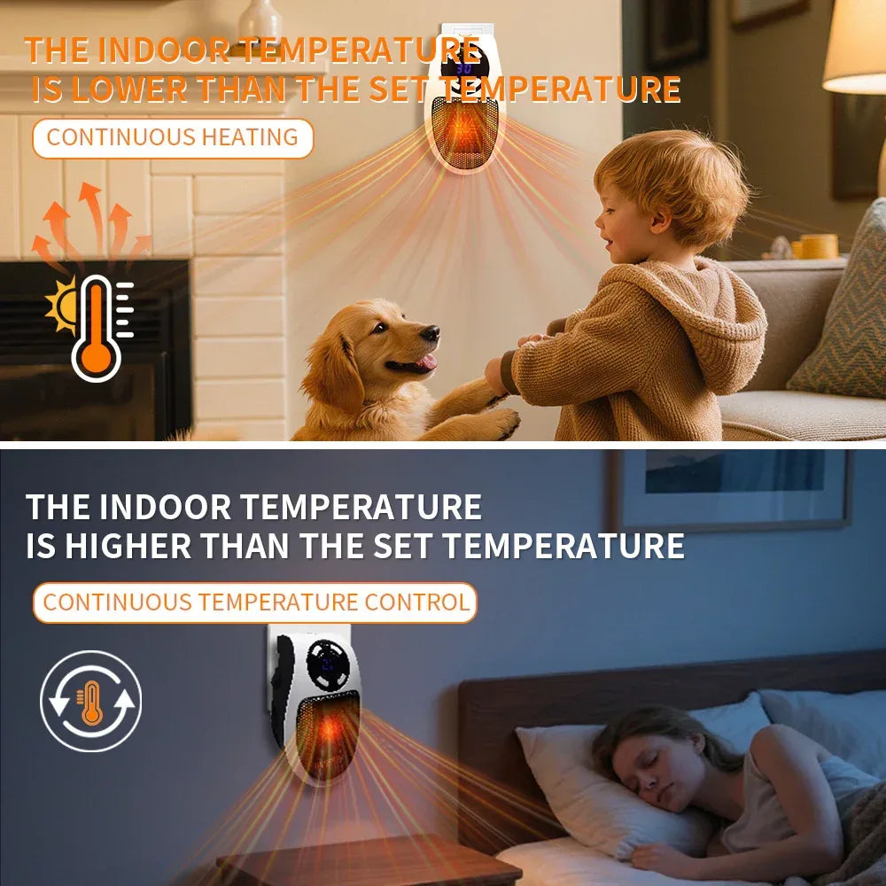 Convenient Warm Air Blower For Household And Office Supplies - Home Decoration Plus