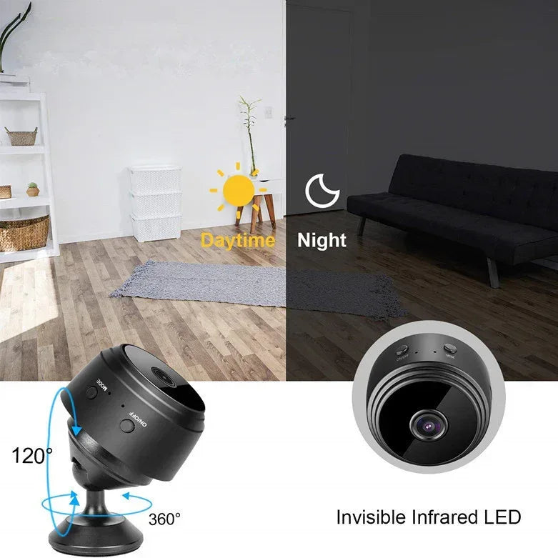 A9 Wireless Monitoring HD Night Vision Home Remote Camera - Home Decoration Plus
