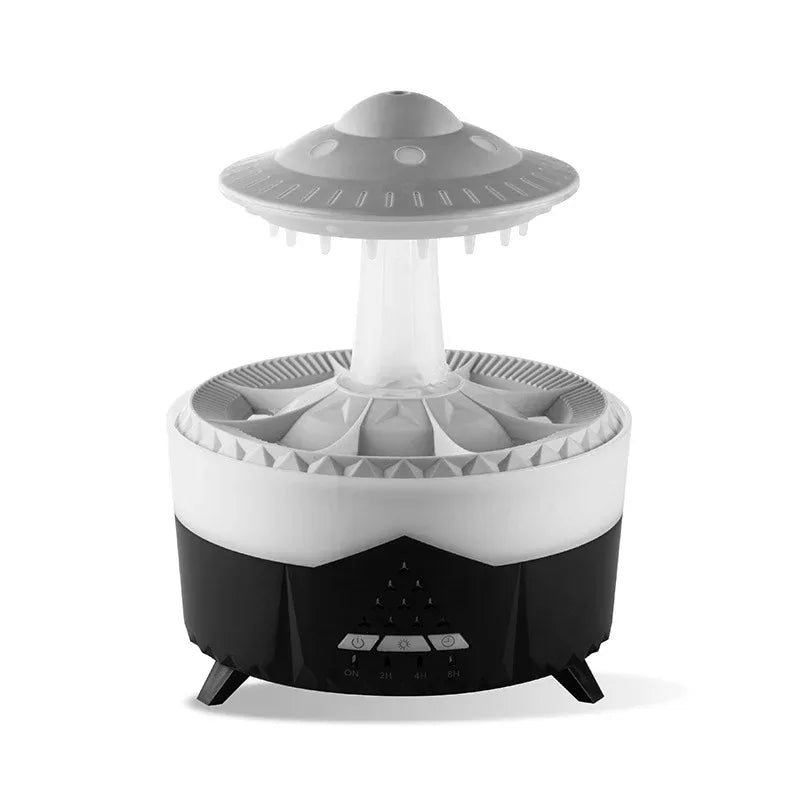 New UFO Raindrop Humidifier Water Drop Air Humidifier USB Aromatherapy Essential Oils Aroma Air Diffuser Household Mist Maker Home Decor - Home Decoration Plus