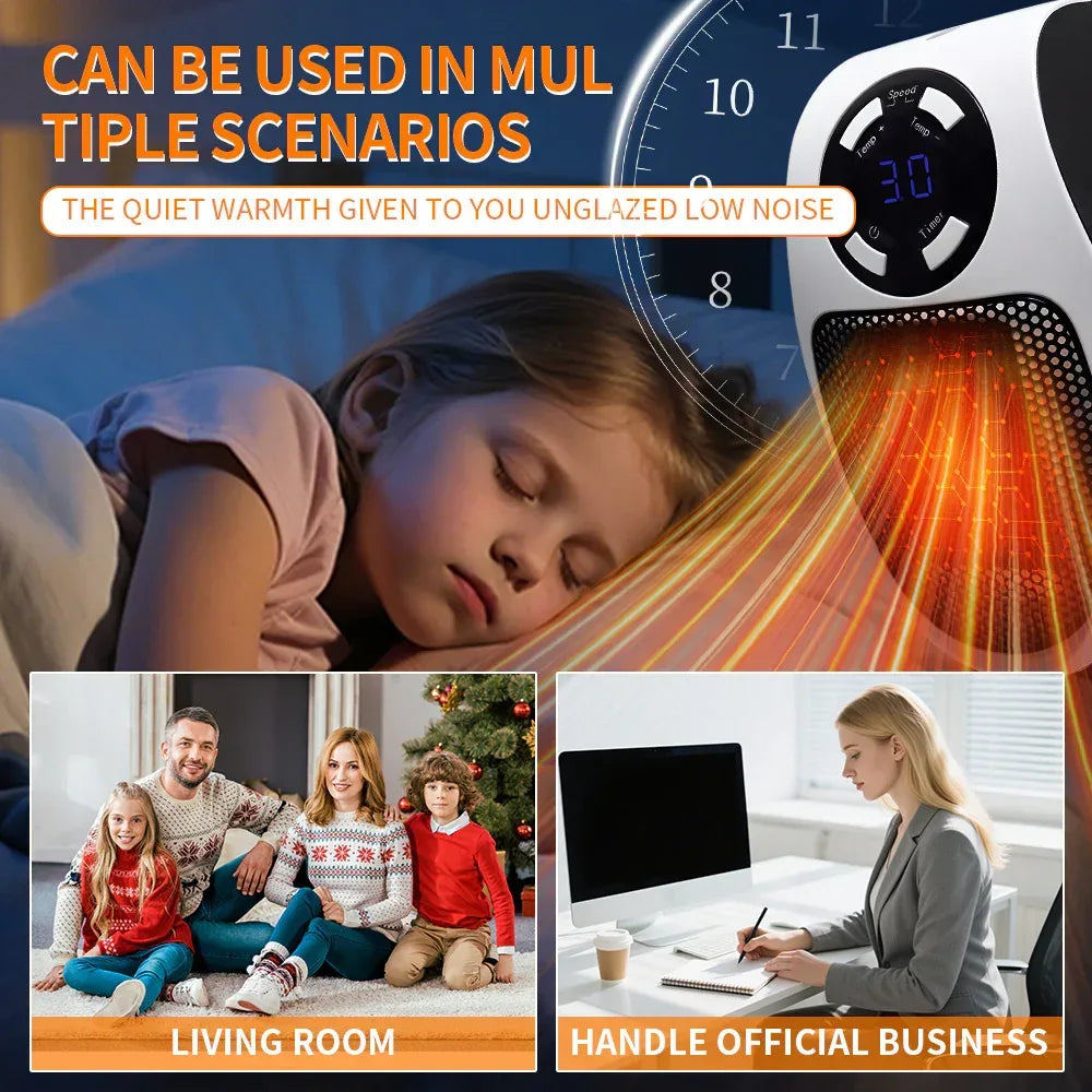 Convenient Warm Air Blower For Household And Office Supplies - Home Decoration Plus