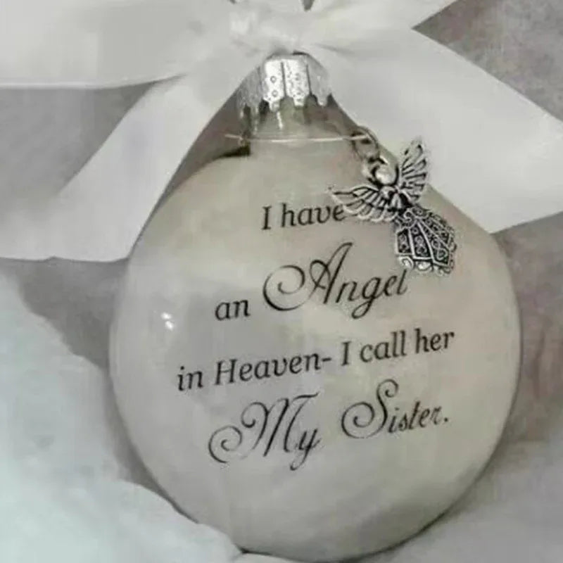 Angel In Heaven Badminton Plastic Ball Ornament Christmas Tree Pendant - Home Decoration Plus