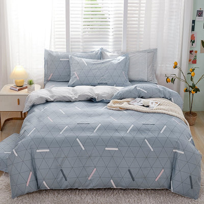 Household Bedding Student Single Minimalist Style Quilt Cover Sheets