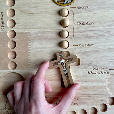 Wooden Beads Board Craft Pendant
