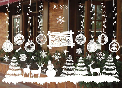 Window dressing without trace window stickers