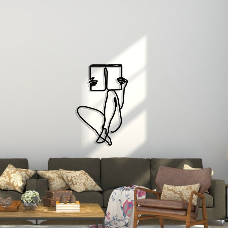 Craft Art Wall Metal Crafts Men Women Iron Craft Hanging Decorations