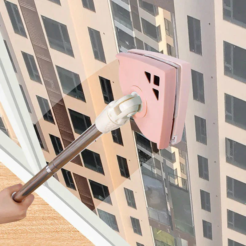 Magnetic Window Cleaner - Double-Sided Glass Wiper for High Windows - Home Decoration Plus