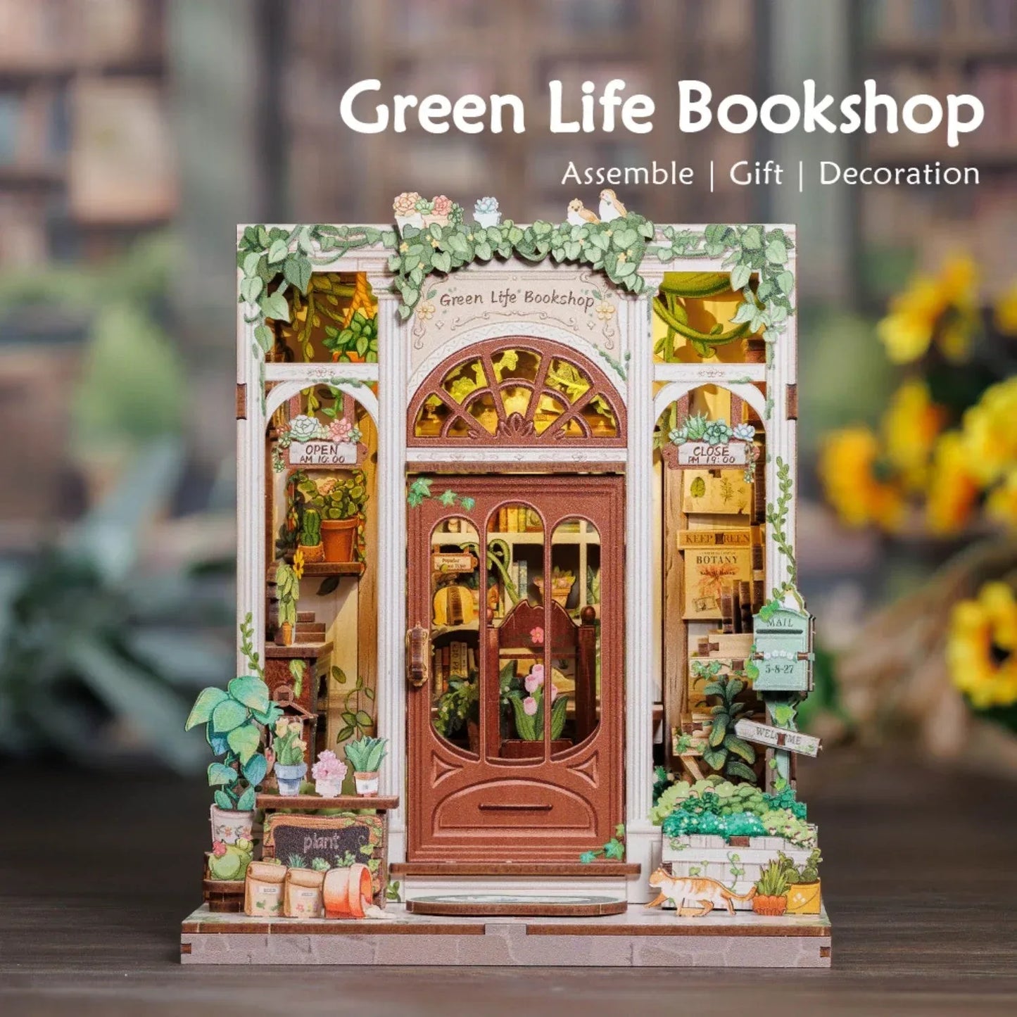 3D Wooden Puzzle Craft Kit - DIY Building Model for Kids & Adults - Home Decoration Plus