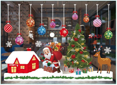 Window dressing without trace window stickers