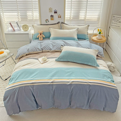 Household Bedding Student Single Minimalist Style Quilt Cover Sheets