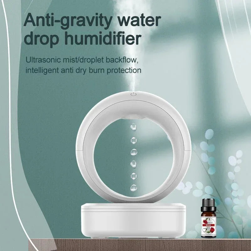 Anti-Gravity Humidifier - Levitating Water Drop Design for Home & Office - Home Decoration Plus