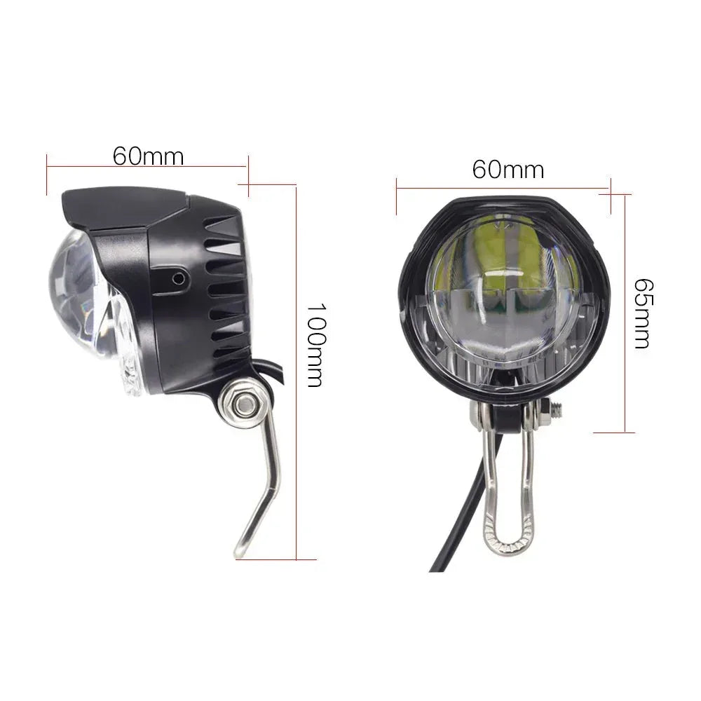 LED Headlight for Electric Scooter - Rechargeable Front Light - Home Decoration Plus