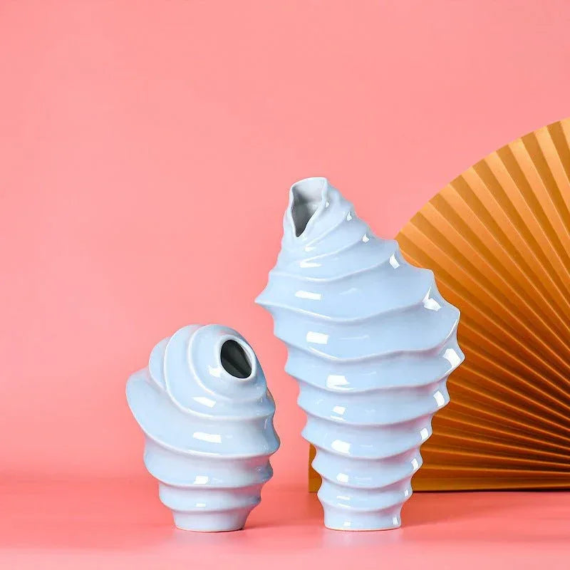 Modern Ceramic Vases - Luxury Decorative Vase Set for Home Decor - Home Decoration Plus