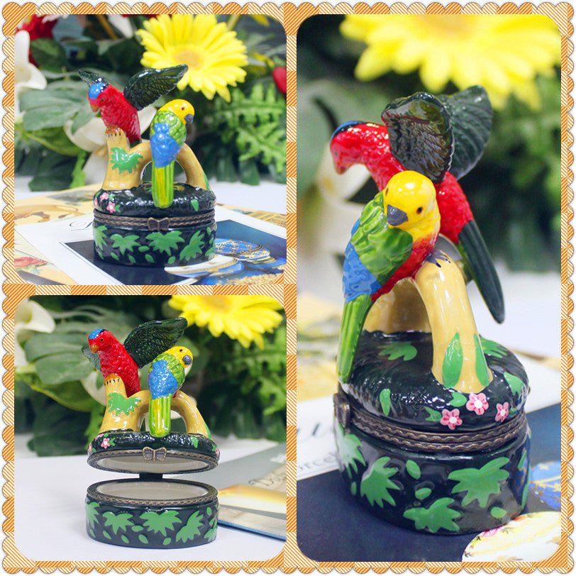 Ceramic craft jewelry box