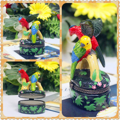 Ceramic craft jewelry box