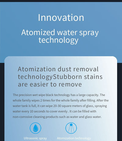 Window Cleaner Robot, Smart Window Cleaner With Automatic Water Spray, Remote Control Robot Window Washer For Windows Tiles Glass Door