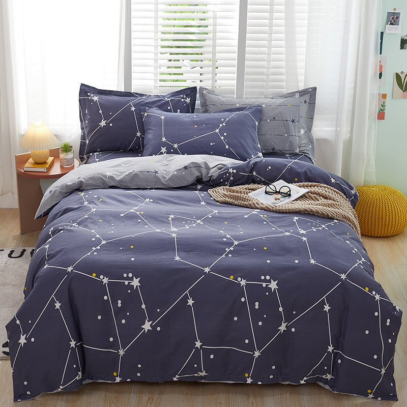 Household Bedding Student Single Minimalist Style Quilt Cover Sheets