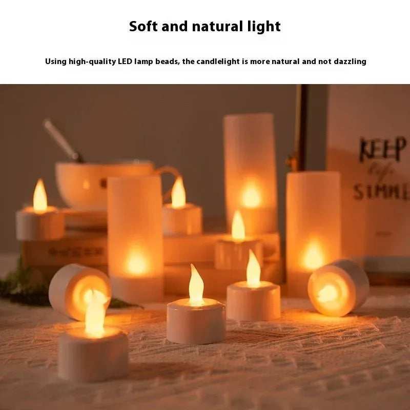 LED Flameless Candles - Battery Operated Decorative Candle Lights - Home Decoration Plus