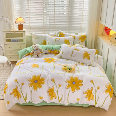 Household Bedding Student Single Minimalist Style Quilt Cover Sheets
