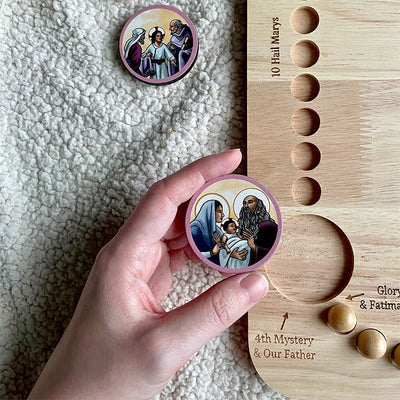 Wooden Beads Board Craft Pendant