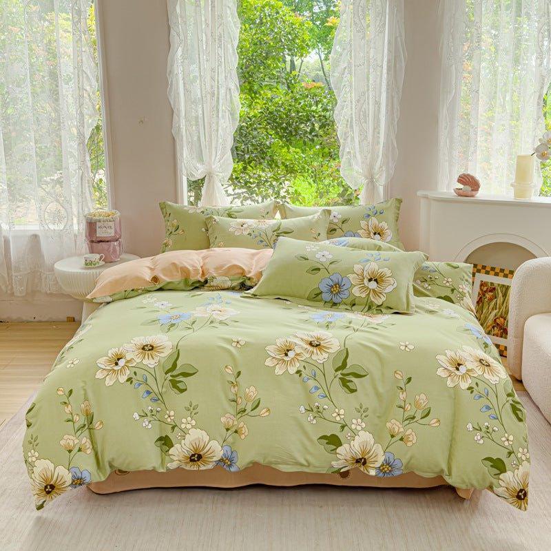 Minimalist Student Bedding Set - Single Quilt Cover & Sheets - Home Decoration Plus