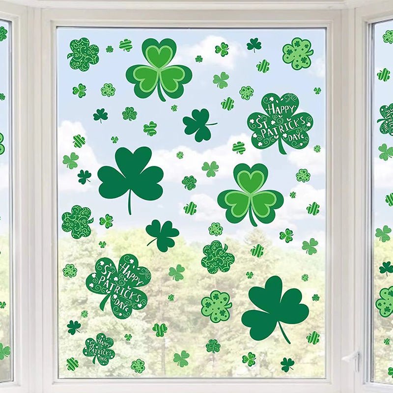 St Patrick's Day Window Stickers Window Glass Sticker