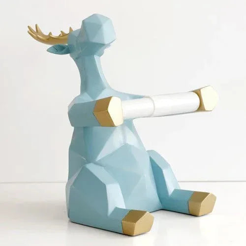 Resin Animal Statue - Decorative Deer Figurine for Home Decor - Home Decoration Plus
