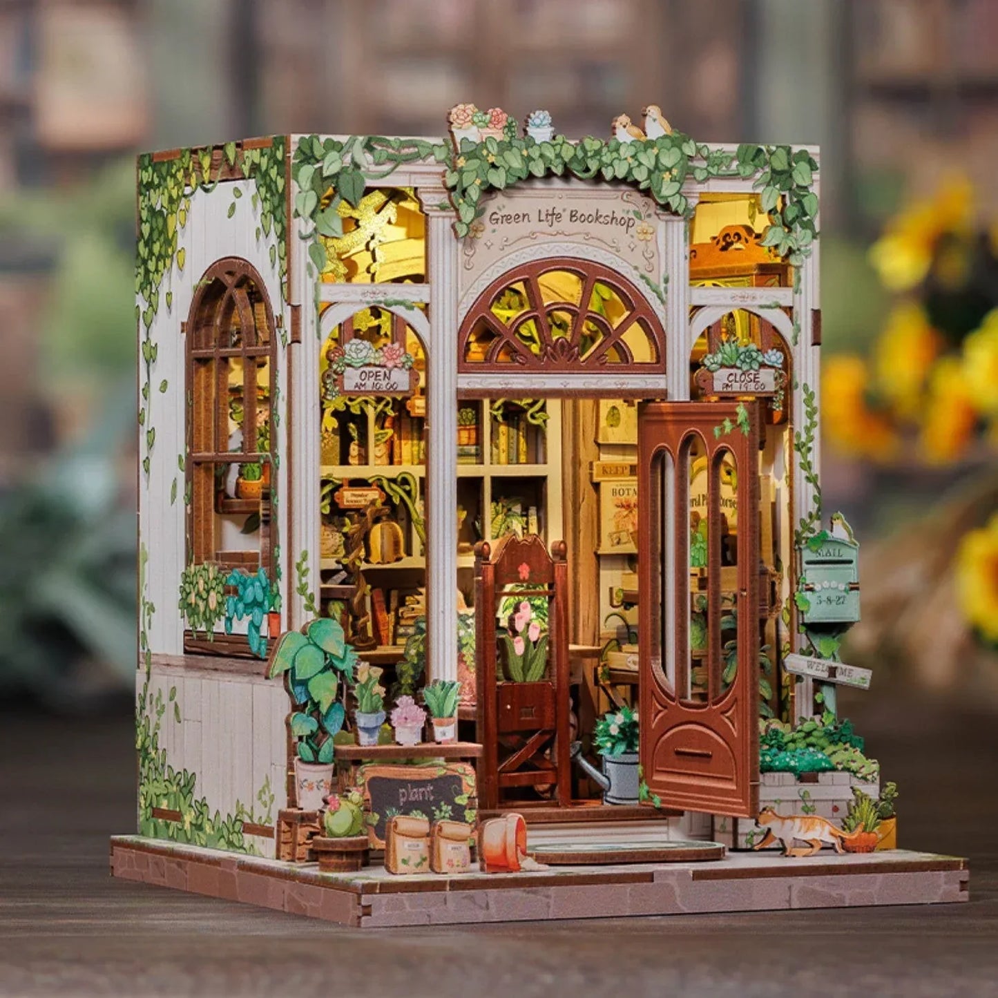 3D Wooden Puzzle Craft Kit - DIY Building Model for Kids & Adults - Home Decoration Plus