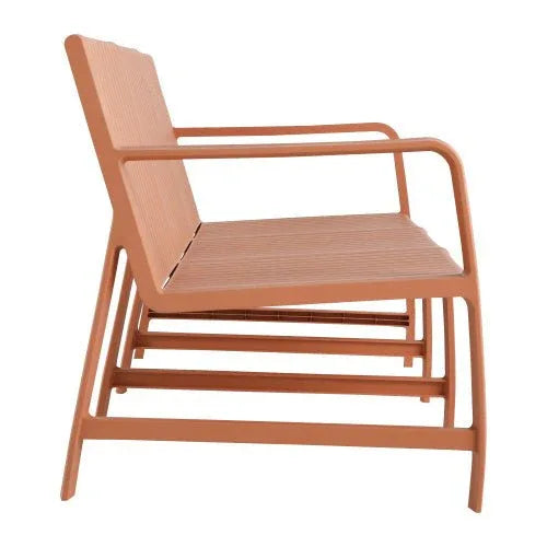 1-Piece Indoor Outdoor Furniture 3-Seater Sofa Waterproof PP Material - Easy Assembly Patio Conversation Set - Home Decoration Plus