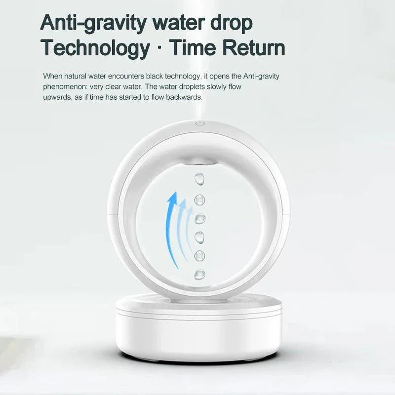 Anti-Gravity Humidifier - Levitating Water Drop Design for Home & Office - Home Decoration Plus