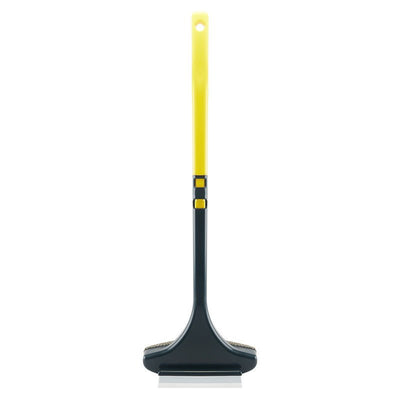 Glass Cleaning Tool Cleaning Brush Washing Window Cleaner Squeegee Wiper Long Handle Head Brush Window Cleaner Scrubbe