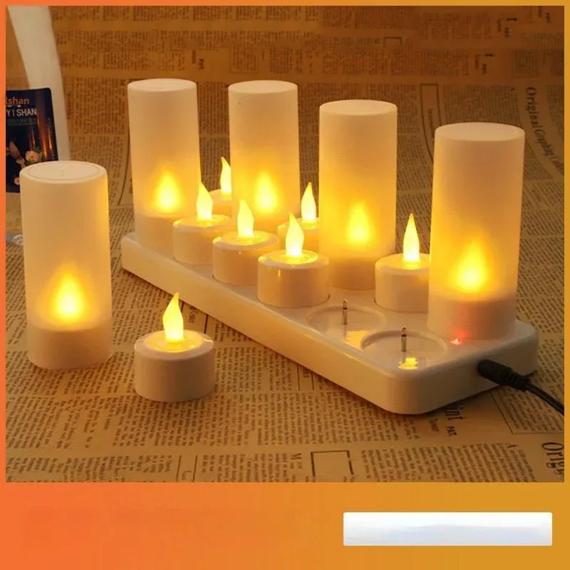 LED Flameless Candles - Battery Operated Decorative Candle Lights - Home Decoration Plus