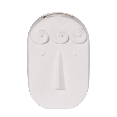 Creative Face Vases Ceramic Ornaments Living Room Flower Arrangement Simple Art Decoration