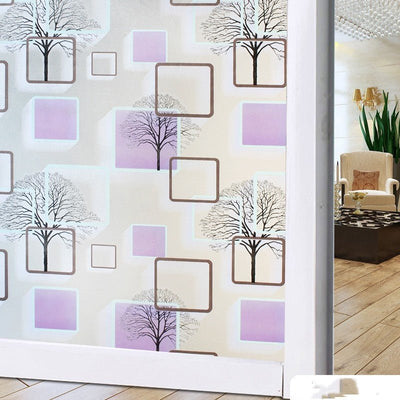 Privacy Film Transparent Opaque UV Protection Window Stickers