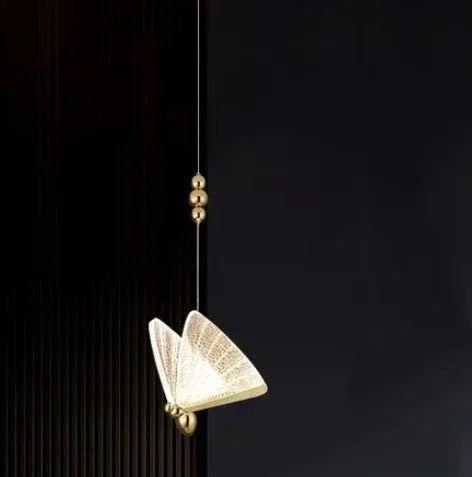 Butterfly Chandelier - Modern Crystal Pendant Light for Living Room Bedroom - Home Decoration Plus